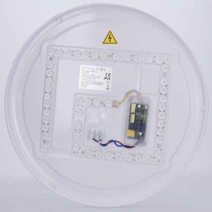 Brilagi - Candeeiro de teto LED dimerizável COCI LED/48W/230V 3000-6500K Ø 39 cm acabamento madeira/preto + controlo remoto