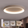 BRILAGI - Candeeiro de tecto LED regulável FALCON II LED/108W/230V 3000-6500K Ø 80 cm bege + controlo remoto