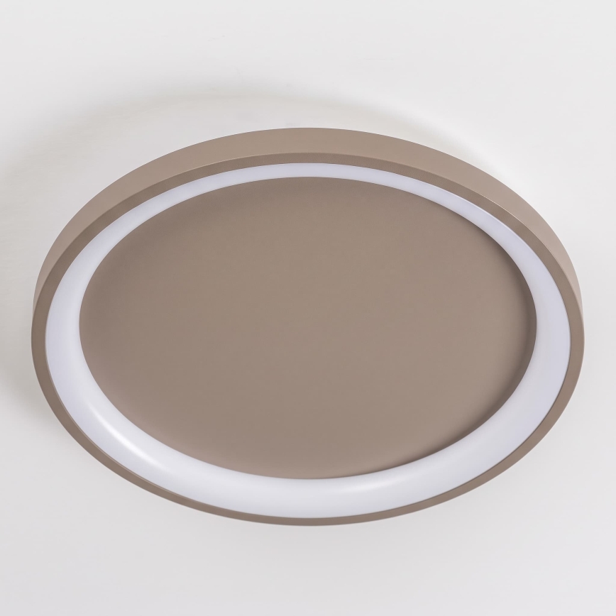 BRILAGI - Luminária de teto LED dimerizável FALCON SLIM LED/42W/230V 3000-6500K Ø 50 cm bege + controlo remoto