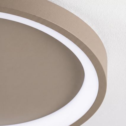 BRILAGI - Luminária de teto LED dimerizável FALCON SLIM LED/42W/230V 3000-6500K Ø 50 cm bege + controlo remoto