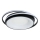Brilagi - Candeeiro de tecto LED regulável IRIS LED/84W/230V 3000-6000K 47x51 cm preto + controlo remoto