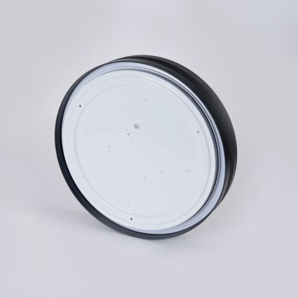 Brilagi - Candeeiro de teto LED regulável KREON LED/54W/230V 3000-6000K preto diâmetro 38 cm + comando remoto