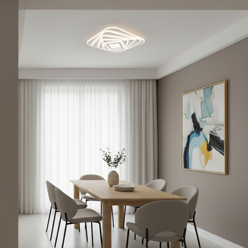 Brilagi - Luminária de teto LED regulável MODERN LED/210W/230V 3000-6000K 55x55 cm + controlo remoto