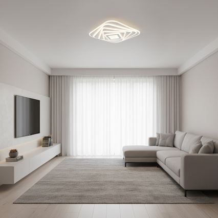 Brilagi - Luminária de teto LED regulável MODERN LED/210W/230V 3000-6000K 55x55 cm + controlo remoto