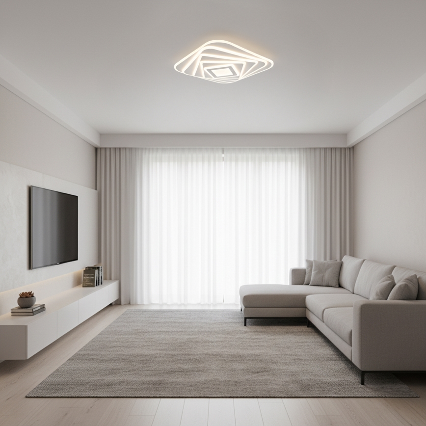 Brilagi - Luminária de teto LED regulável MODERN LED/210W/230V 3000-6000K 55x55 cm + controlo remoto