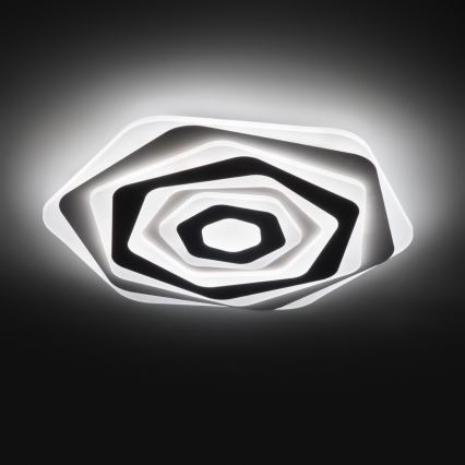 Brilagi - Candeeiro de teto LED dimerizável MODERN, 85 W, 230 V, 3000–6000 K, Ø 53 cm + comando remoto