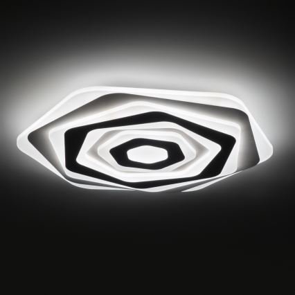 Brilagi - Candeeiro de teto LED dimerizável MODERN, 85 W, 230 V, 3000–6000 K, Ø 53 cm + comando remoto