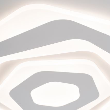 Brilagi - Candeeiro de teto LED dimerizável MODERN, 85 W, 230 V, 3000–6000 K, Ø 53 cm + comando remoto
