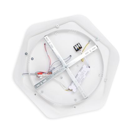 Brilagi - Candeeiro de teto LED dimerizável MODERN, 85 W, 230 V, 3000–6000 K, Ø 53 cm + comando remoto