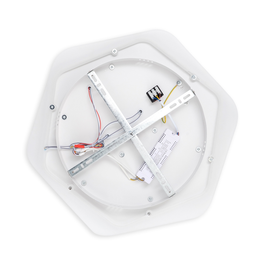 Brilagi - Candeeiro de teto LED dimerizável MODERN, 85 W, 230 V, 3000–6000 K, Ø 53 cm + comando remoto