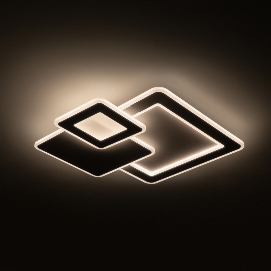 Brilagi - Candeeiro de teto LED regulável MODERN LED/93W/230V 3000-6000K 48,5x48,5 cm + controlo remoto