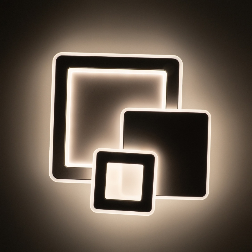 Brilagi - Candeeiro de teto LED regulável MODERN LED/93W/230V 3000-6000K 48,5x48,5 cm + controlo remoto