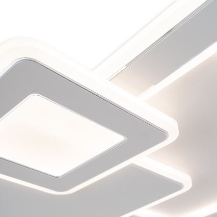 Brilagi - Candeeiro de teto LED regulável MODERN LED/93W/230V 3000-6000K 48,5x48,5 cm + controlo remoto