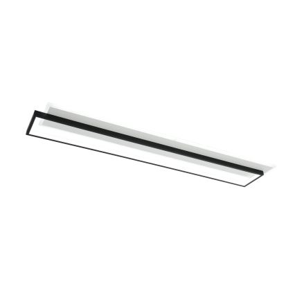 Brilagi - LED Luminária de teto dimerizável OUTLINE LED/90W/230V 3000-6000K 18x100 cm branca/preta + controlo remoto