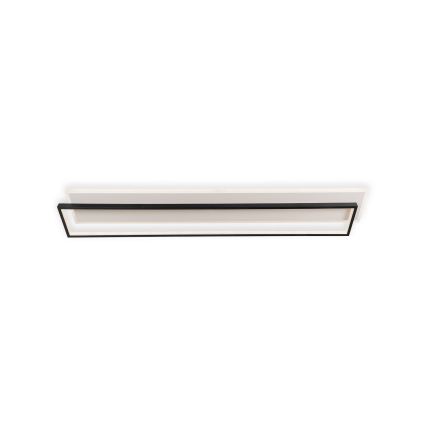 Brilagi - LED Luminária de teto dimerizável OUTLINE LED/90W/230V 3000-6000K 18x100 cm branca/preta + controlo remoto