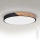 Brilagi - Candeeiro de tecto LED regulável PILANA LED/72W/230V 3000-6500K carvalho/preto Ø 80 cm + controlo remoto