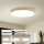 Brilagi - Candeeiro de tecto LED regulável POOL SMART LED/128W/230V 3000-6000K 100 cm bege Wi-Fi Tuya + comando remoto