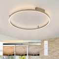 Brilagi - Candeeiro de tecto LED regulável PORTOFINO LED/60W/230V 3000-6000K Ø 80 cm bege + comando remoto