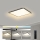 Brilagi - Candeeiro de tecto LED regulável SLIMFRAME LED/36W/230V 45x45 cm 3000-6000K preto + comando remoto