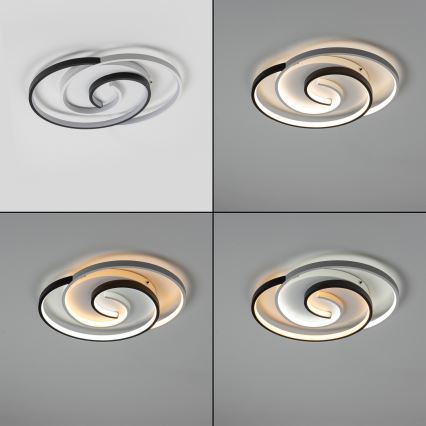 Brilagi - Candeeiro de teto LED regulável VELO XL LED/83W/230V 3000-6500K 46,7x59,5 cm + comando remoto