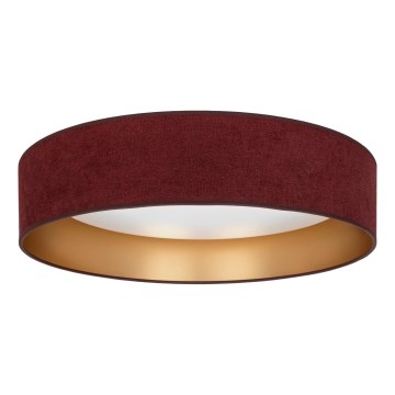 Brilagi - Candeeiro de tecto LED regulável VELVET SMARTIX LED/24W/230V 3000-6000K Ø 45 cm vinho/dourado Wi‑Fi Tuya Beacon + controlo remoto