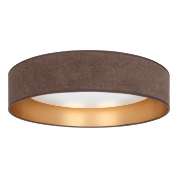Brilagi - Candeeiro de tecto LED regulável VELVET SMARTIX LED/36W/230V 3000-6000K Ø 55 cm castanho/dourado Wi-Fi Tuya Beacon + controlo remoto