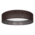 Brilagi - Candeeiro de tecto LED regulável VELVET SMARTIX STARS LED/24W/230V 3000-6000K diâmetro 45 cm castanho Wi-Fi Tuya Beacon + comando à distância