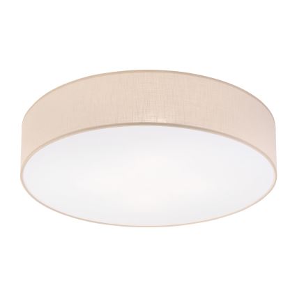 Brilagi - Candeeiro de Tecto LED SIRIJA 4xE27/15W/230V diâmetro 60 cm bege