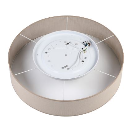 Brilagi - Candeeiro de tecto LED SIRIJA 4xE27/60W/230V Ø 60 cm bege