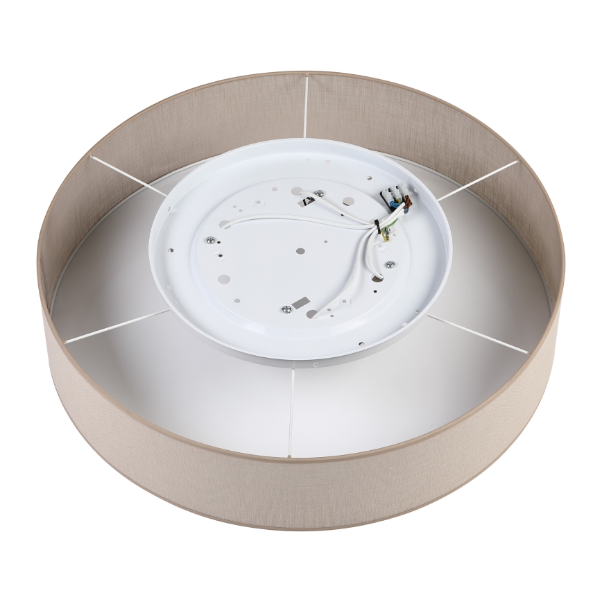 Brilagi - Candeeiro de tecto LED SIRIJA 4xE27/60W/230V Ø 60 cm bege