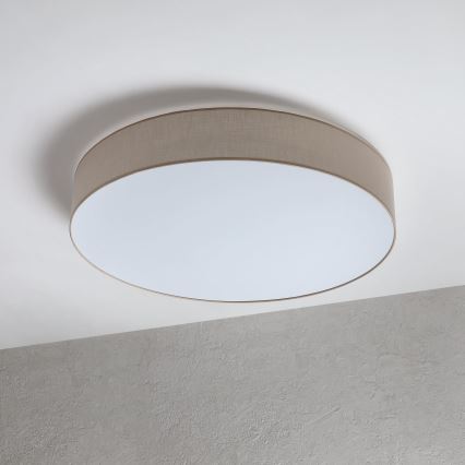 Brilagi - Candeeiro de tecto LED SIRIJA 6xE27/15W/230V Ø 80 cm bege