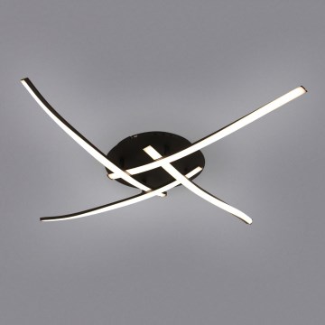 Brilagi - Candeeiro de tecto LED STRIPES/32W/230V 60x60 cm preto