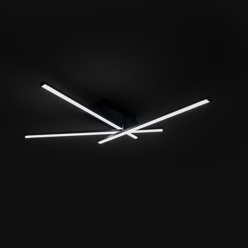 Brilagi - Luminária de teto LED STRIPES LED/30W/230V 51x78 cm preta