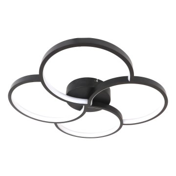 Brilagi - Candeeiro de tecto LED VELO LED/42W/230V 4000K Ø 52 cm preto