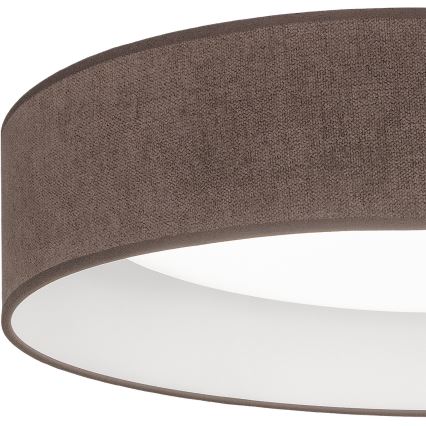 Brilagi - Candeeiro de tecto LED VELVET SIMPLE 24W/230V 4000K Ø 45 cm castanho