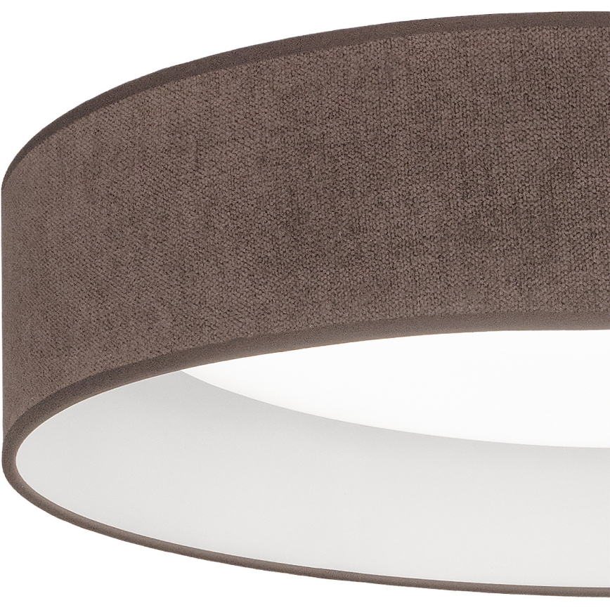 Brilagi - Candeeiro de tecto LED VELVET SIMPLE 24W/230V 4000K Ø 45 cm castanho