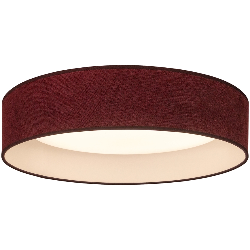 Brilagi - Candeeiro de tecto LED VELVET SIMPLE LED/24W/230V 3000K diâmetro 45 cm bordô