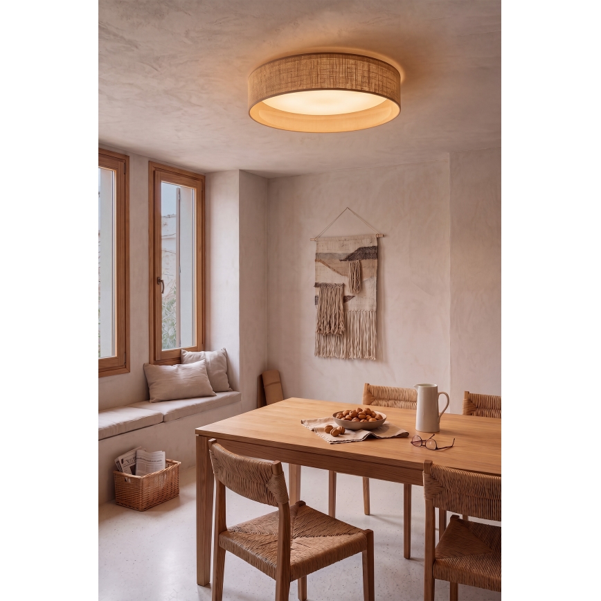 Brilagi - Candeeiro de tecto LED VELVET SIMPLE LED/24W/230V 3000K Ø 45 cm bege
