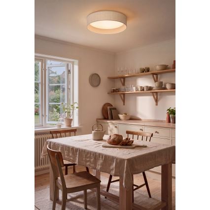 Brilagi - Candeeiro de tecto LED VELVET SIMPLE LED/24W/230V 3000K Ø 45 cm branco