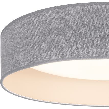 Brilagi - Candeeiro de tecto LED VELVET SIMPLE LED/24W/230V 3000K Ø 45 cm cinzento