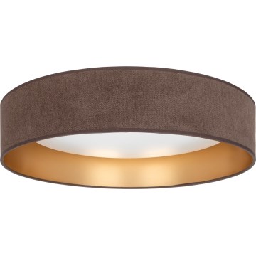 Brilagi - Candeeiro de tecto LED VELVET SIMPLE LED/24W/230V 4000K Ø 45 cm castanho/dourado