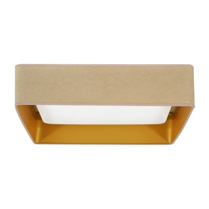 Brilagi - Plafon LED VELVET SQUARE LED/24W/230V 43x43 cm bege