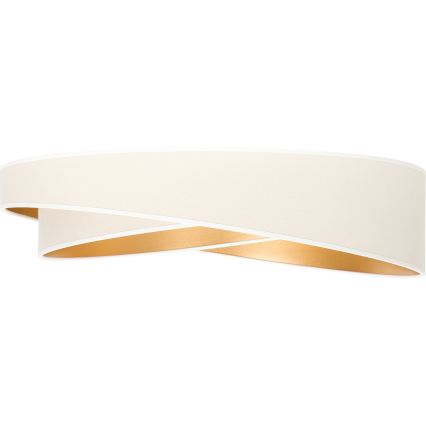 BRILAGI - Candeeiro de tecto VELVET TWIST LED/24W/230V 4000K Ø 55 cm branco/dourado