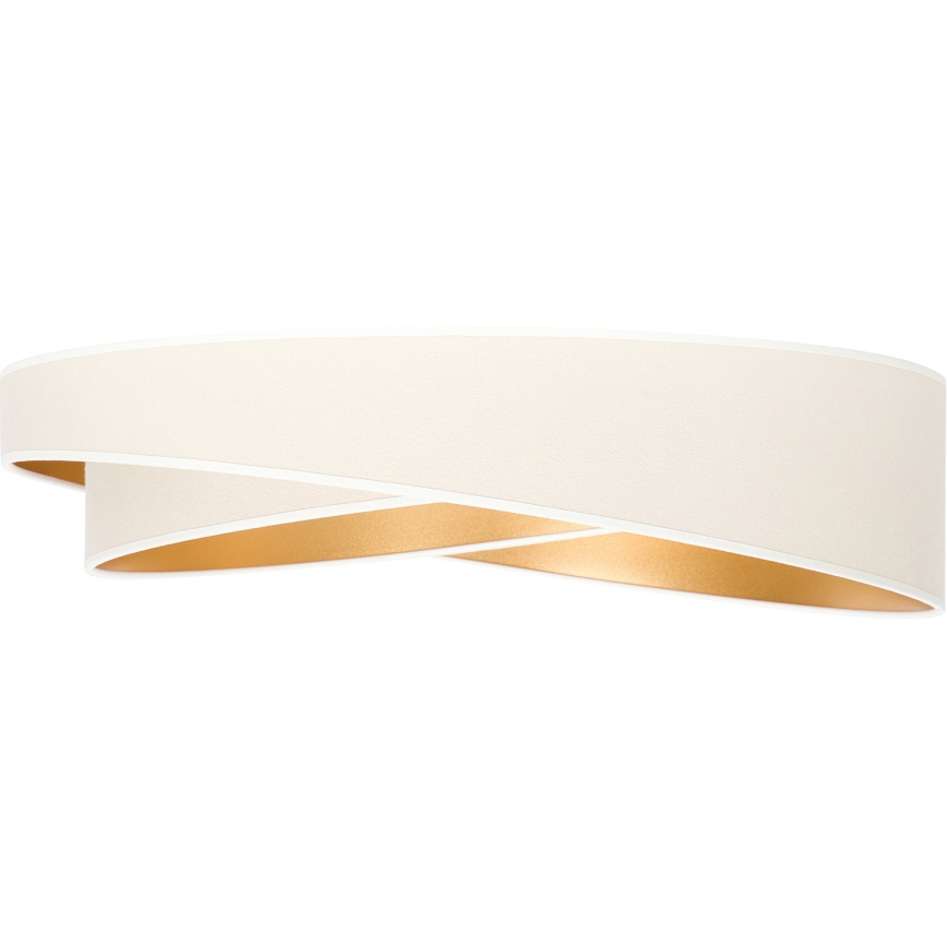 BRILAGI - Candeeiro de tecto VELVET TWIST LED/24W/230V 4000K Ø 55 cm branco/dourado