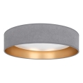 Brilagi - Candeeiro de tecto LED VELVET VARI LED/24W/230V 3000/4000/6500K diâmetro 45 cm cinzento/dourado