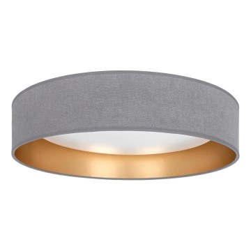 Brilagi - Candeeiro de tecto LED VELVET VARI LED/24W/230V 3000/4000/6500K diâmetro 45 cm cinzento/dourado
