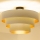 Brilagi - Candeeiro de tecto LUNETA 1xE27/60W/230V Ø 40 cm creme/dourado