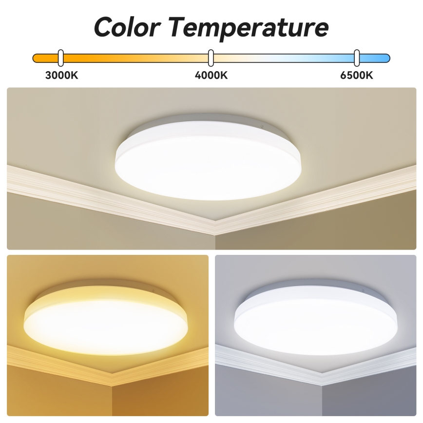 Brilagi - Candeeiro de tecto MILKY WAY LED/24W/230V 3000/4000/6500K Ø 38 cm