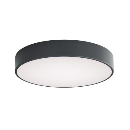 Brilagi - Luminária de teto para casa de banho CLARE com sensor de movimento e de crepúsculo, 4xE27/24W/230V, Ø 50 cm, antracite, IP54