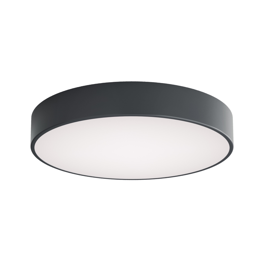 Brilagi - Luminária de teto para casa de banho CLARE com sensor de movimento e de crepúsculo, 4xE27/24W/230V, Ø 50 cm, antracite, IP54